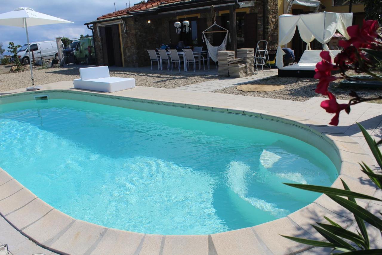 Villa Clicla - Pool, Sea,Hommock Swing And Laziness Imperia Dış mekan fotoğraf