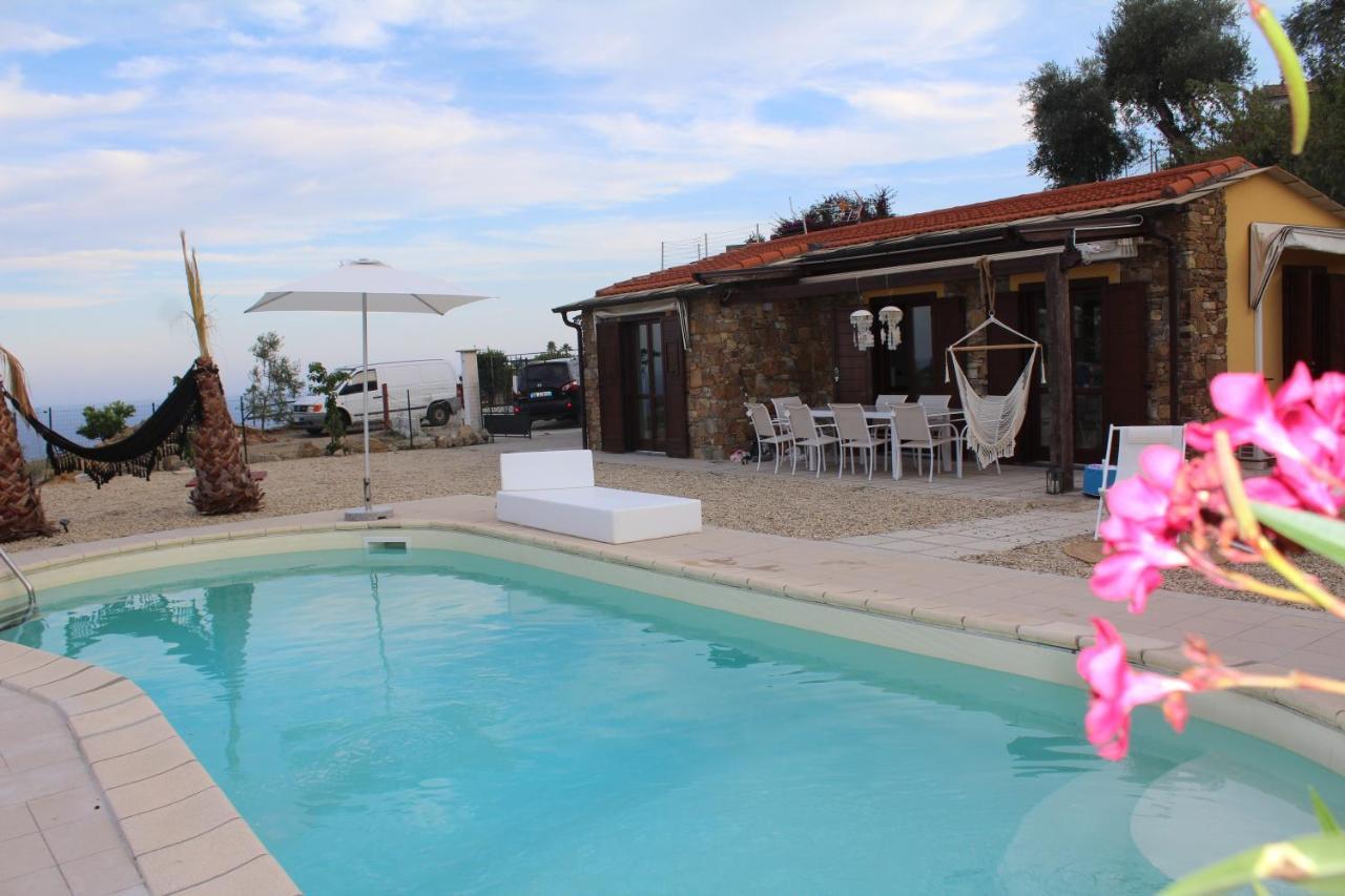 Villa Clicla - Pool, Sea,Hommock Swing And Laziness Imperia Dış mekan fotoğraf