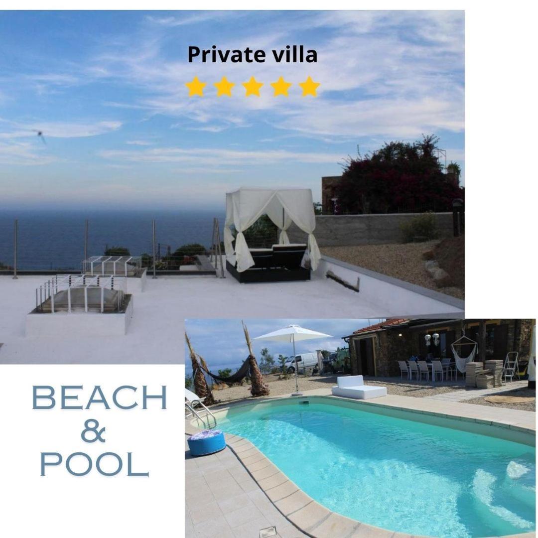 Villa Clicla - Pool, Sea,Hommock Swing And Laziness Imperia Dış mekan fotoğraf